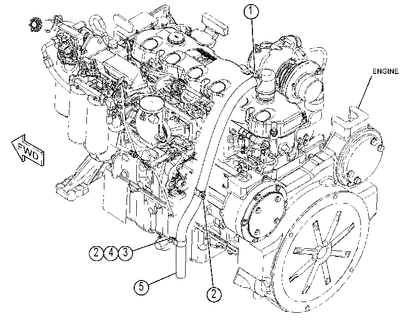 Система отвода газов 4613260 CAT