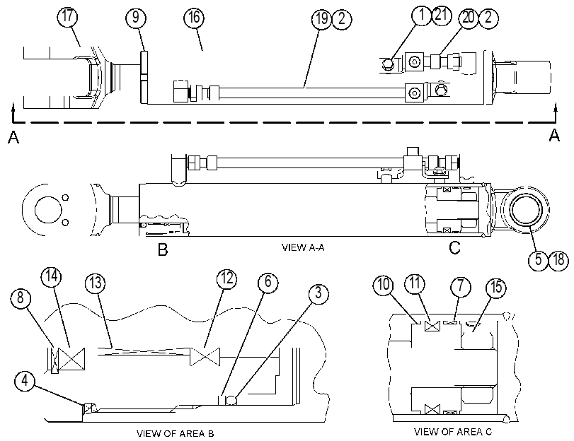 CYLINDER & MTG GP-LIFT 4526220 CAT