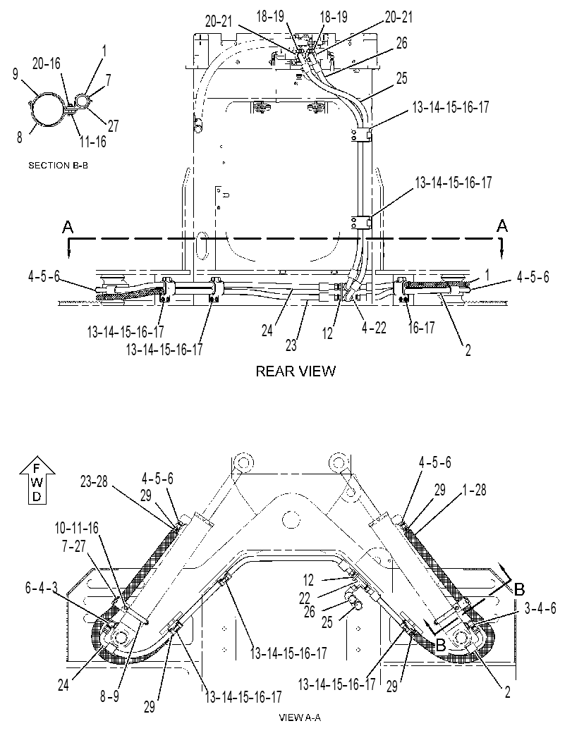 LINES GP-STEERING CYLINDER 2296025 CAT