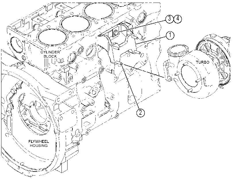SUPPORT GP-TURBOCHARGER 4617371 CAT