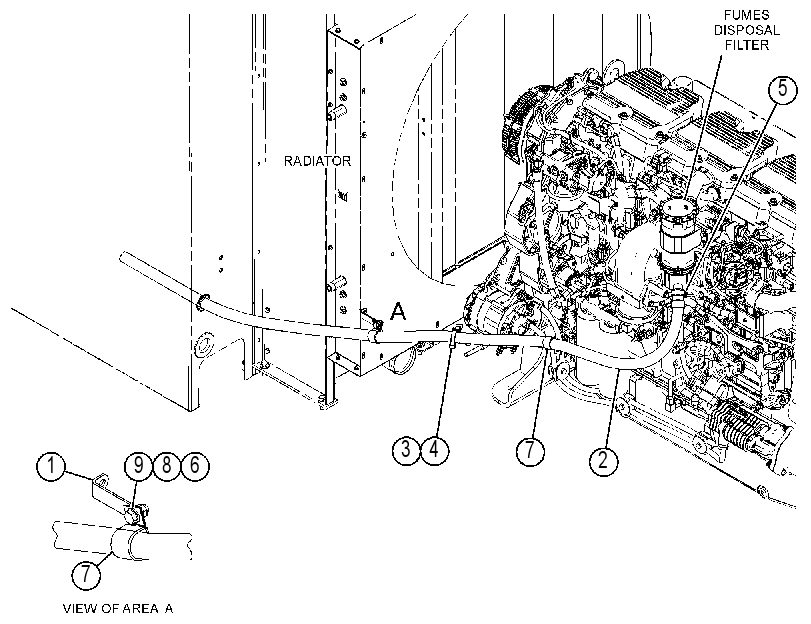 Система отвода газов 4519540 CAT