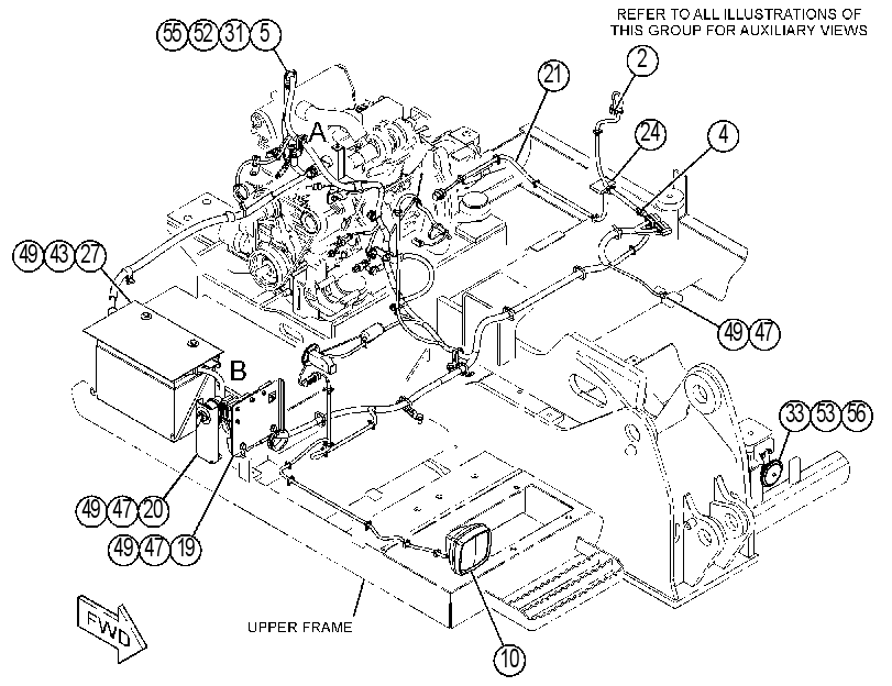 Проводка шасси 4314476 CAT