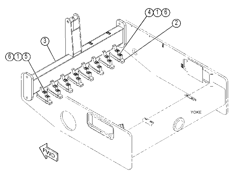 BUMPER GP-DRUM 4429012 CAT