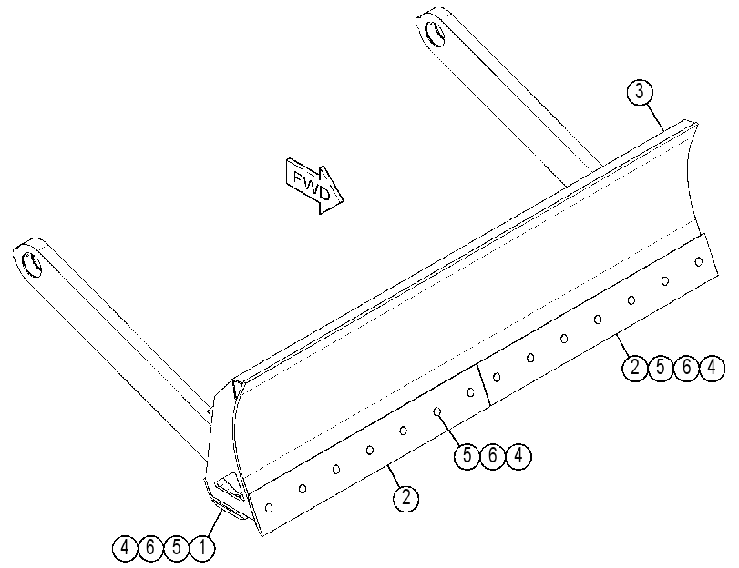 BLADE GP-COMPACTOR 4429010 CAT