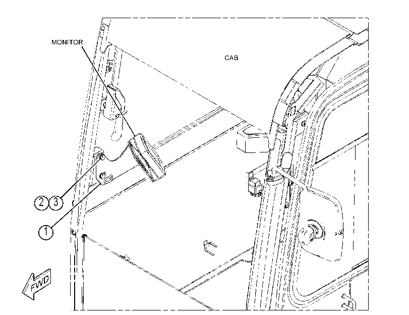 BRACKET GP-MONITOR 4819631 CAT