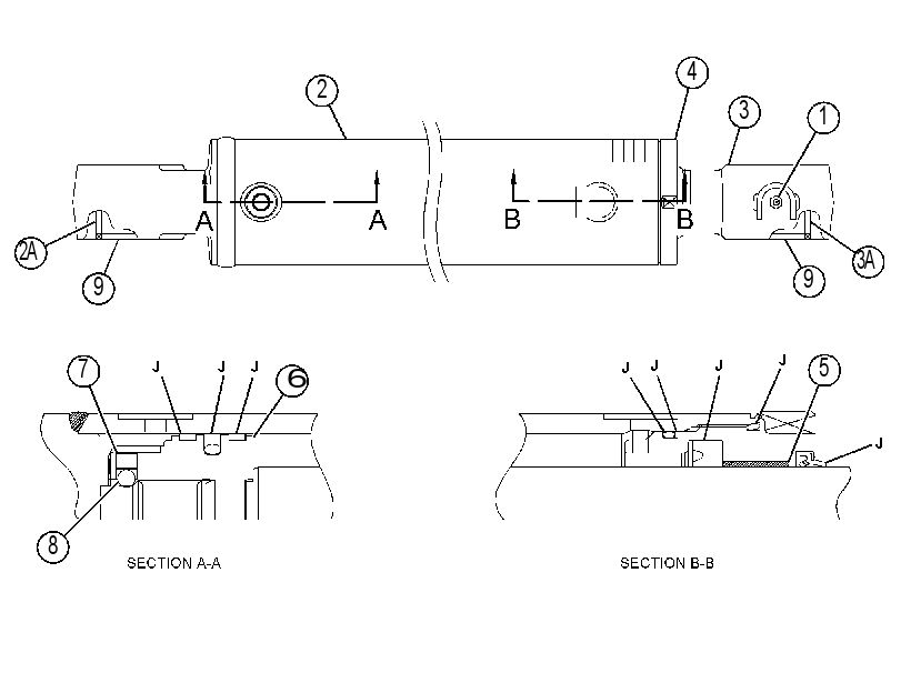CYLINDER GP-SWING BOOM 4610512 CAT
