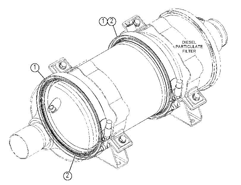 FILTER AS-DIESEL PARTICULATE 4475254 CAT