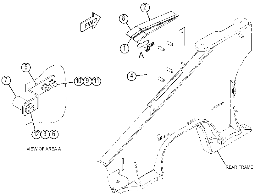 Панель боковая 4409783 CAT
