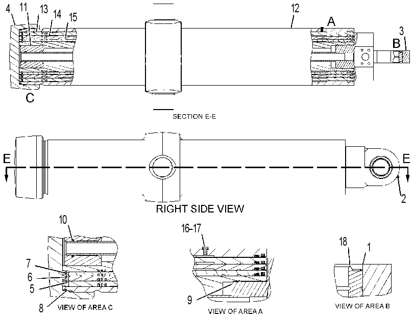 CYLINDER GP-EJECTOR 2241176 CAT