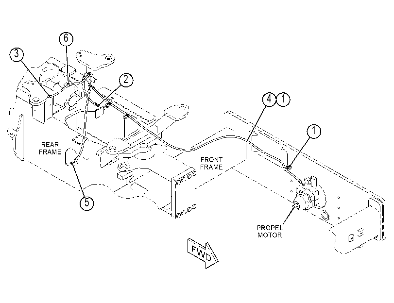 LINES GP-BRAKE & SHIFT 3865806 CAT