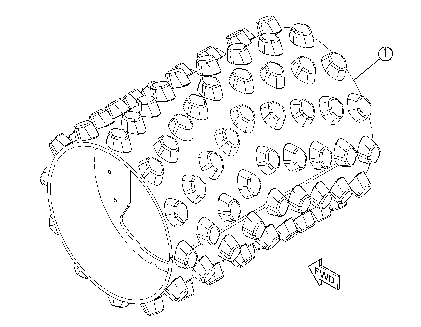DRUM GP-PADDED 3865608 CAT