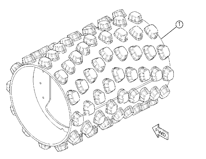 DRUM GP-PADDED 3865609 CAT
