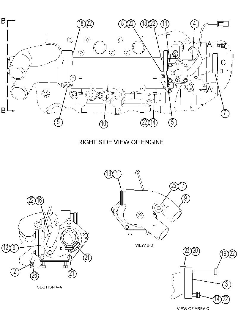 COOLER GP-OIL 2468837 CAT