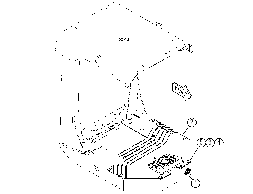 FLOOR MAT GP-CAB 4175472 CAT