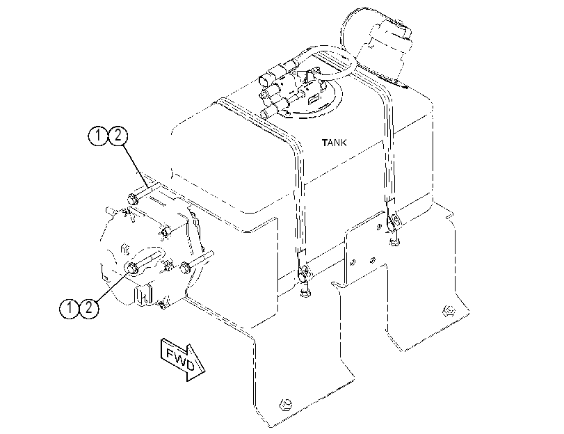 MOUNTING GP-DEF TANK 3865732 CAT