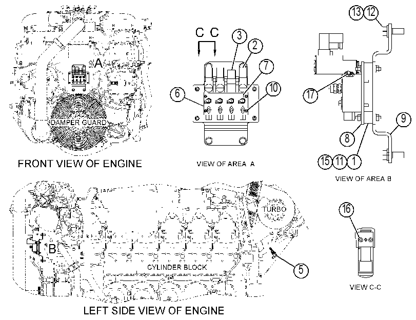 PROTECTION GP-ENGINE 4319016 CAT