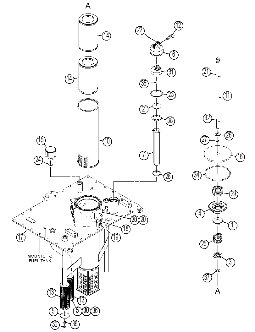 COVER GP-HYDRAULIC TANK 4493706 CAT