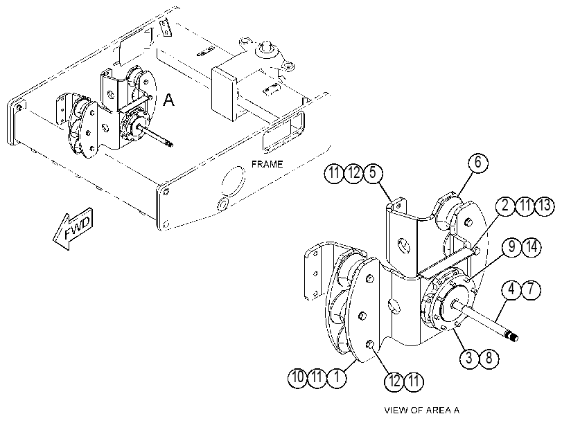 DRIVE GP-SUPPORT & VIBRATORY 4332415 CAT