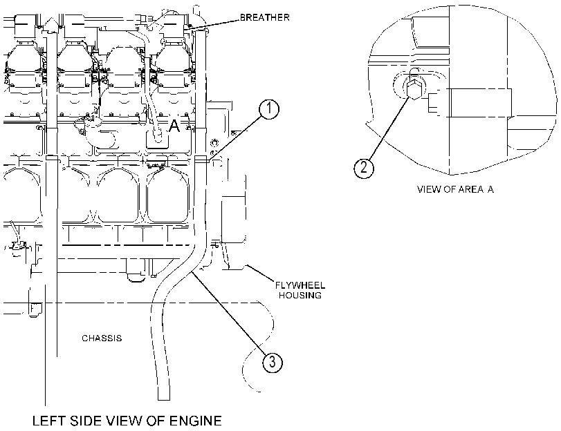 Система отвода газов 1955717 CAT
