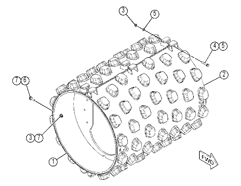 DRUM GP-PADDED 4332401 CAT