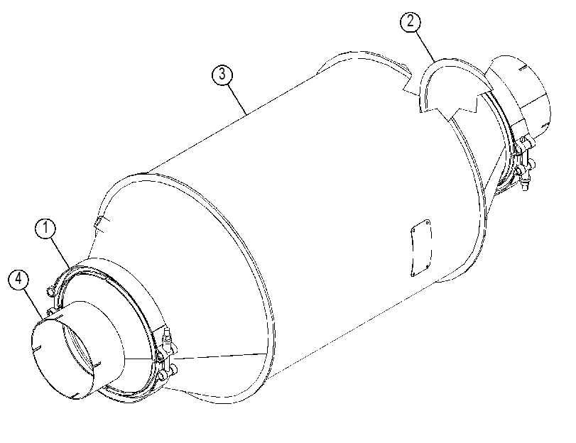 CONVERTER GP-CATALYTIC 4288585 CAT