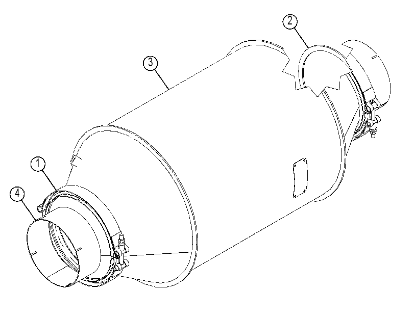 CONVERTER GP-CATALYTIC 4288584 CAT
