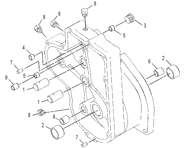 Картер передний 7W2093 CAT