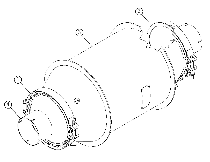 CONVERTER GP-CATALYTIC 4288592 CAT