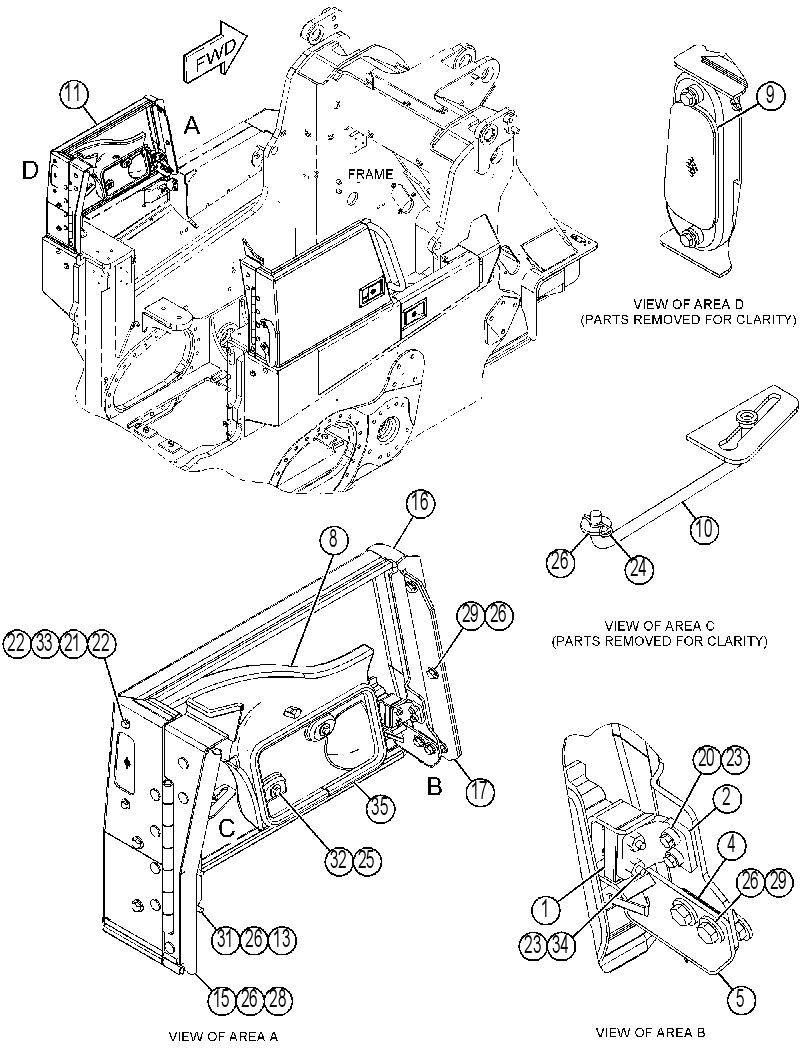 ENCLOSURE GP-CAB 3862827 CAT