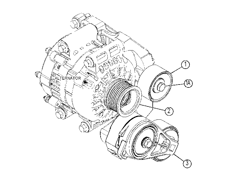 Натяжитель ремня 4161046 CAT