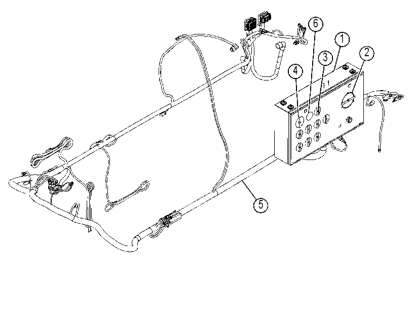 WIRING GP-INSTR & IGNITION 4186919 CAT