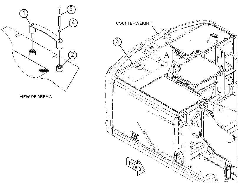 COVER GP-HOOD 4597054 CAT