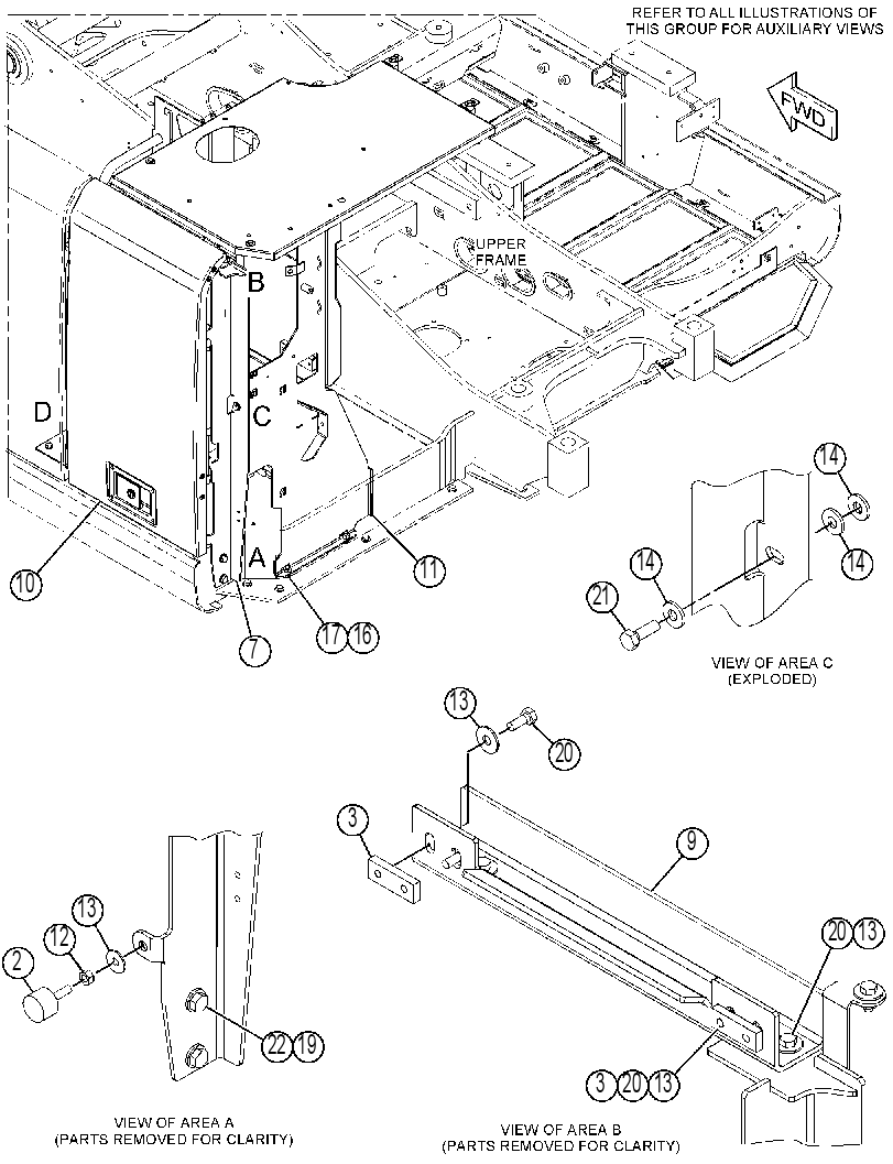 ENCLOSURE GP-FUEL TANK 4587720 CAT