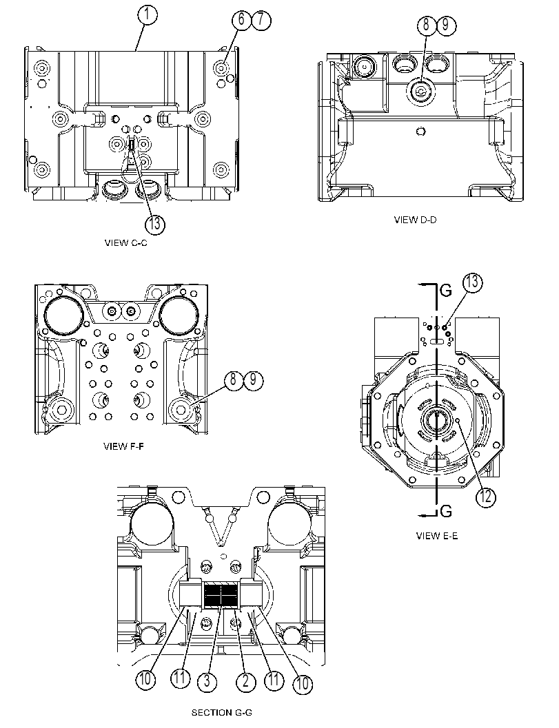 HOUSING GP-PUMP 4783803 CAT