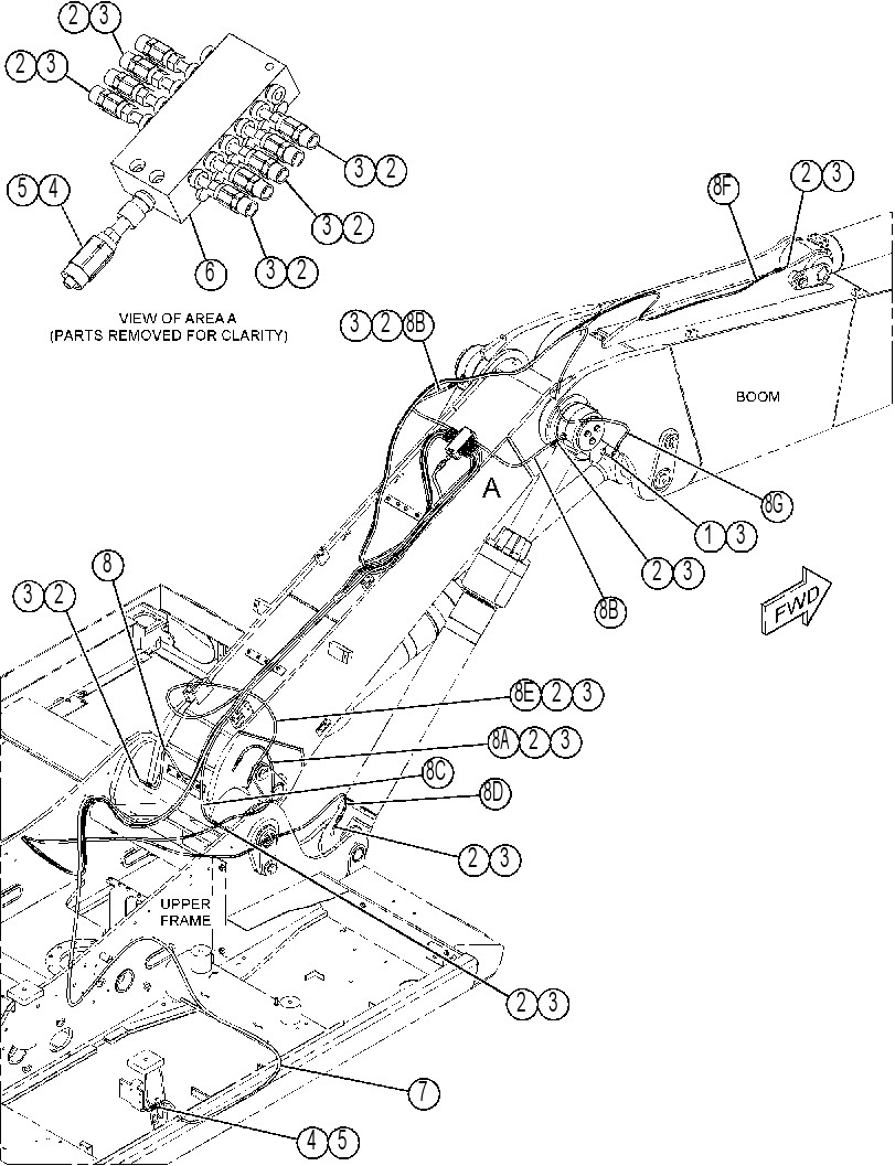Трубопроводы смазки 4508371 CAT