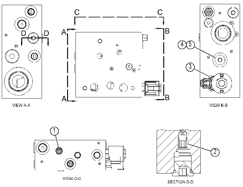 VALVE GP-MANIFOLD & RELIEF 3946364 CAT