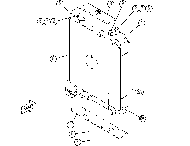 COOLING GP 4626165 CAT