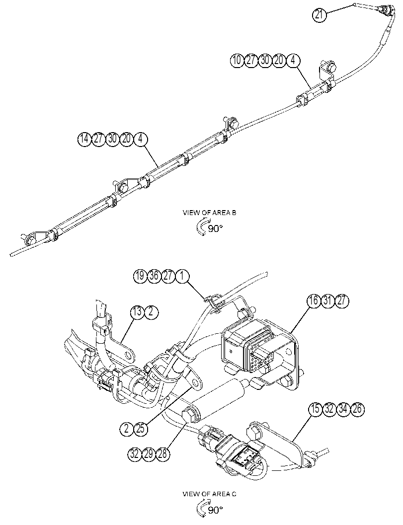 Проводка CEM 4673421 CAT