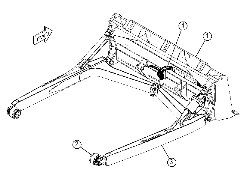 BULLDOZER AR-SEMI-UNIVERSAL 3646200 CAT
