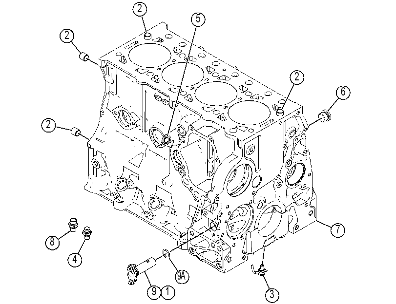 KIT-CYLINDER BLOCK 4921083 CAT