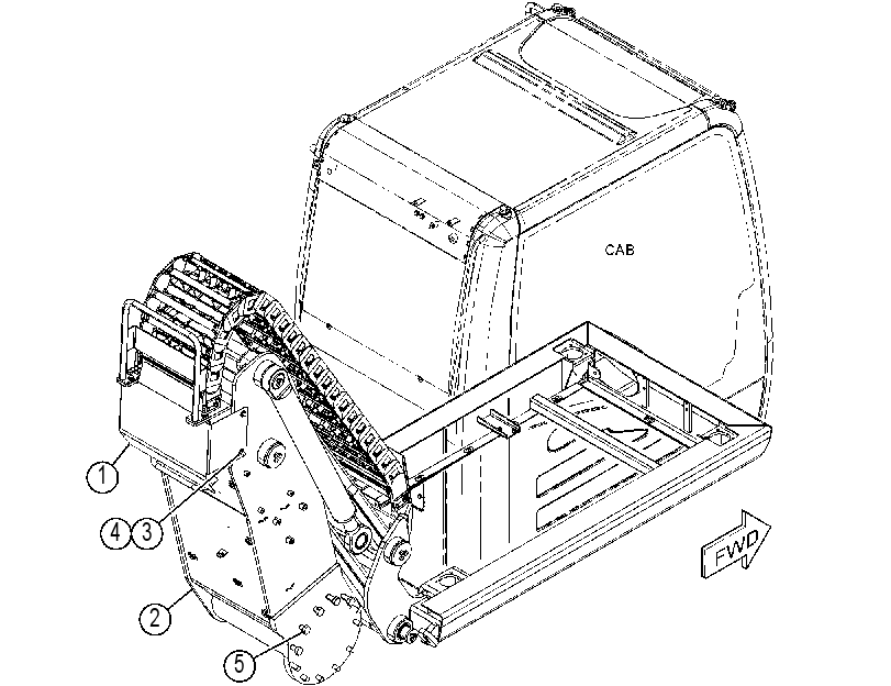 MOUNTING GP-RISER 4877022 CAT