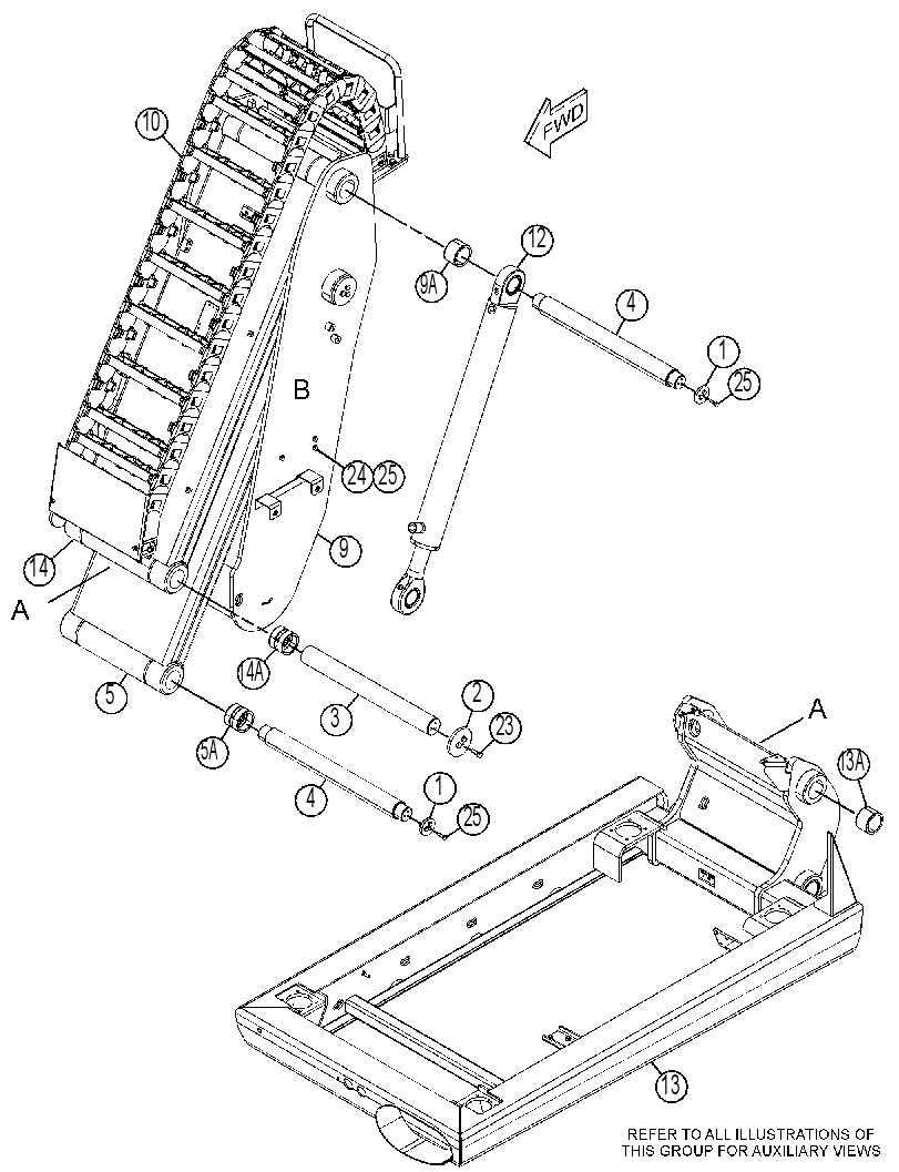 RISER GP-HYDRAULIC ADJ CAB 4877023 CAT