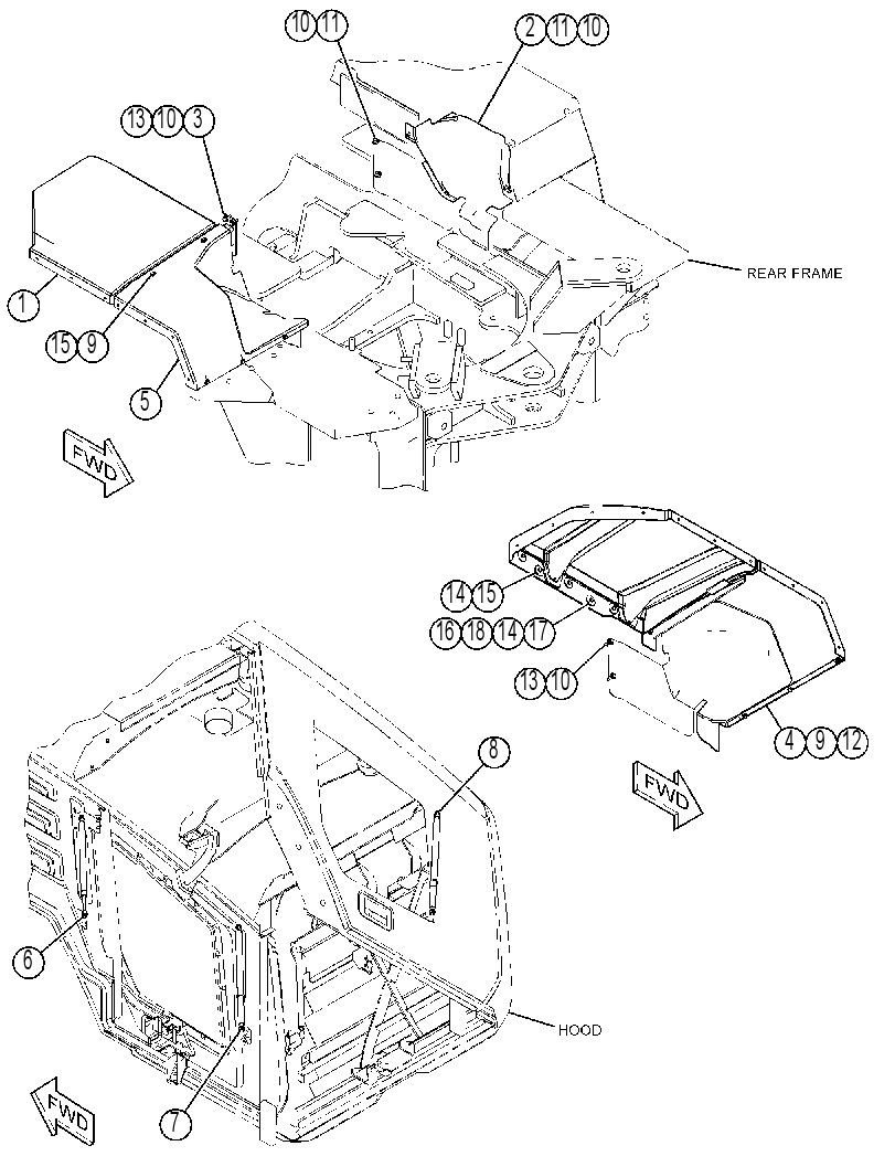 EXTENSION GP-FENDER 4529944 CAT
