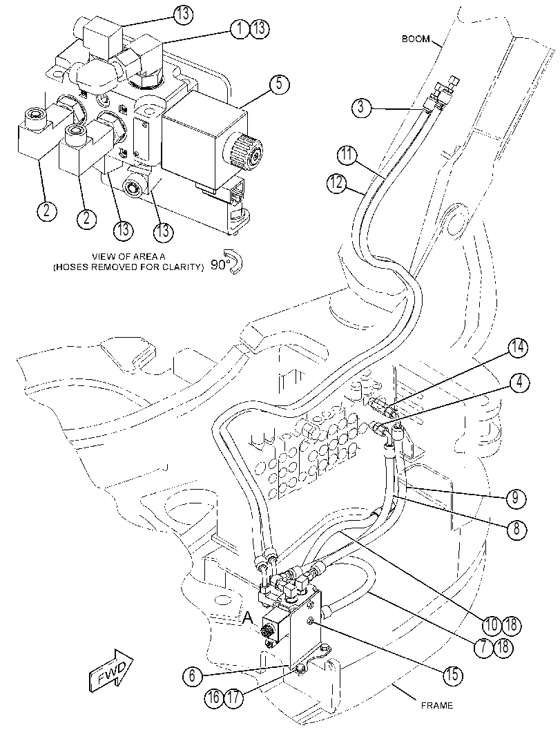 LINES GP-SWING CYLINDER 3996729 CAT