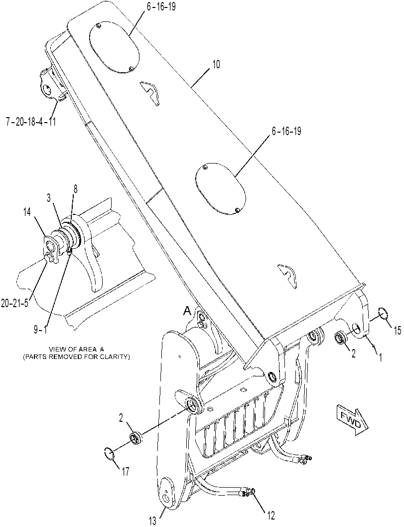 FRAME GP-GRAPPLE 3734370 CAT