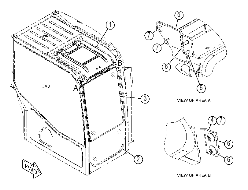 ROOF HATCH & WINDOW GP 4583251 CAT