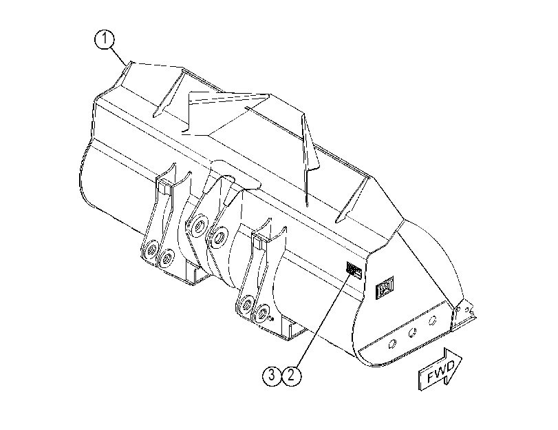 Ковш универсальный 4690193 CAT