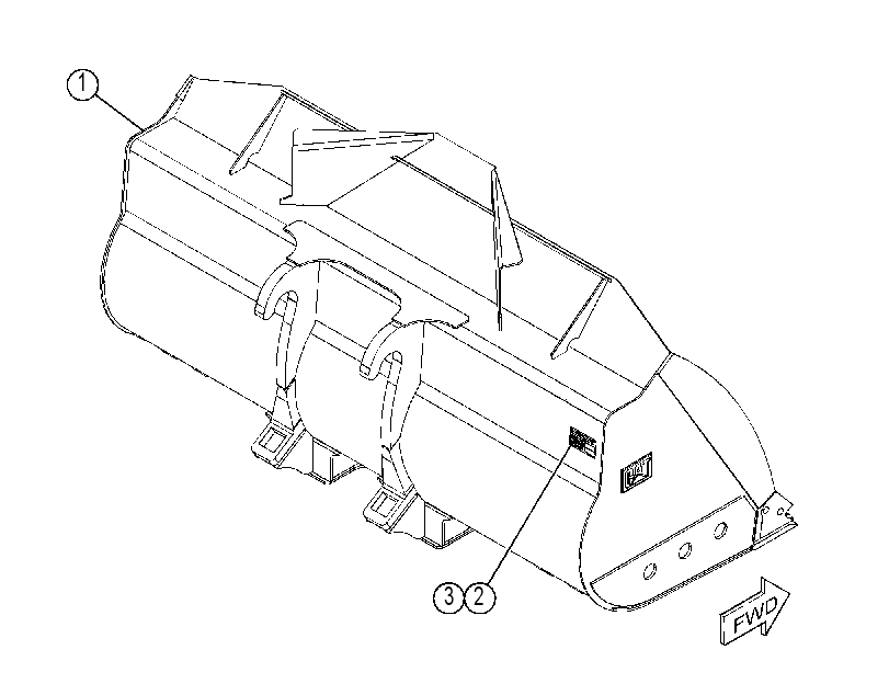 Ковш универсальный 4690191 CAT