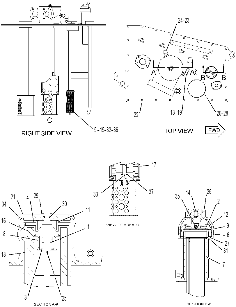 COVER GP-HYDRAULIC TANK 3396360 CAT