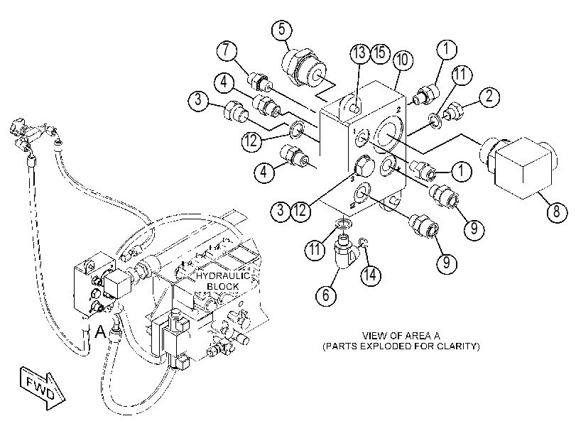 MANIFOLD GP-HYDRAULIC 3839649 CAT